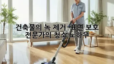 건축물의 녹 제거 & 표면 보호: 전문가의 청소 노하우